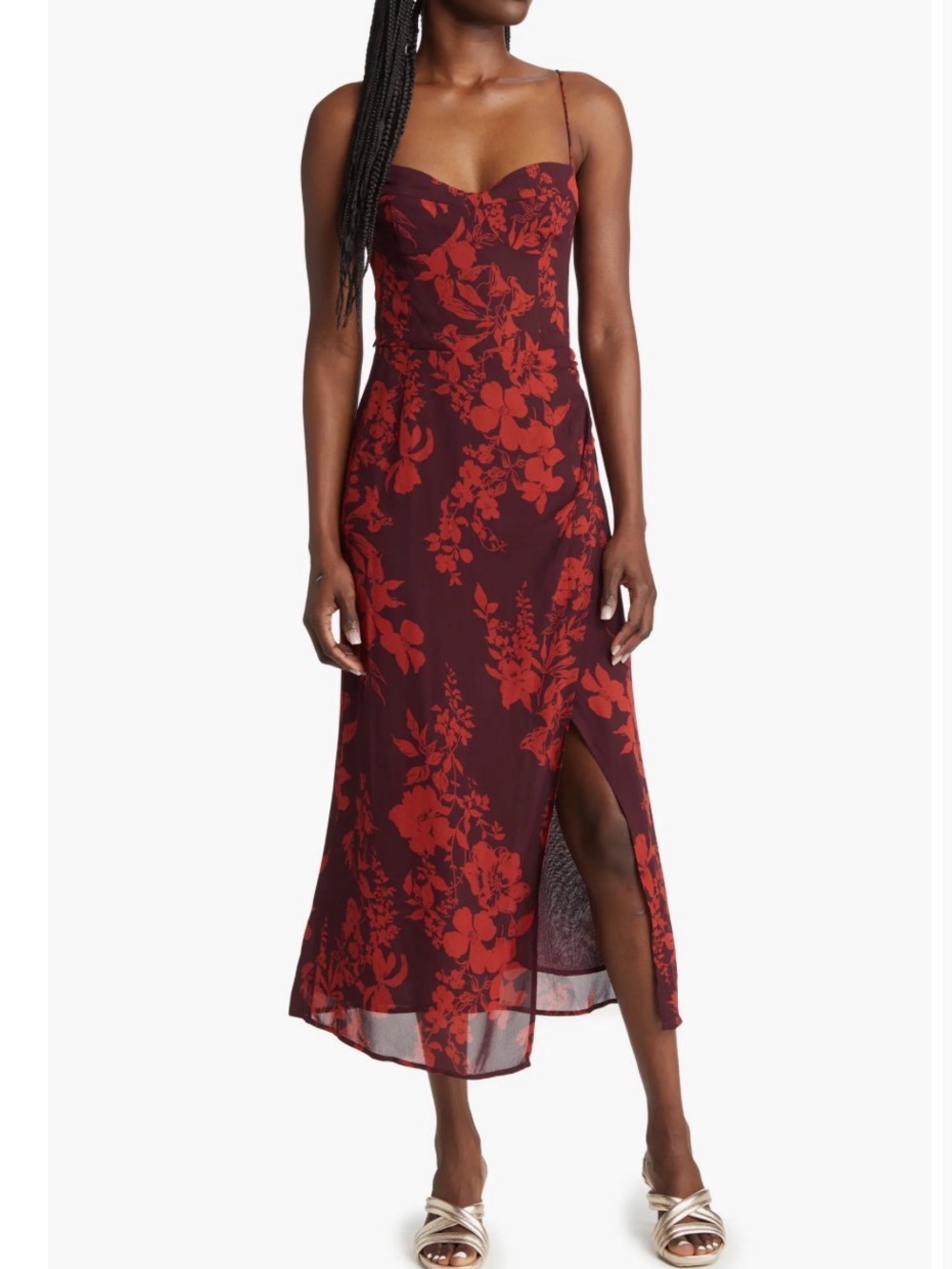 Reformation Kourtney Midi Dress